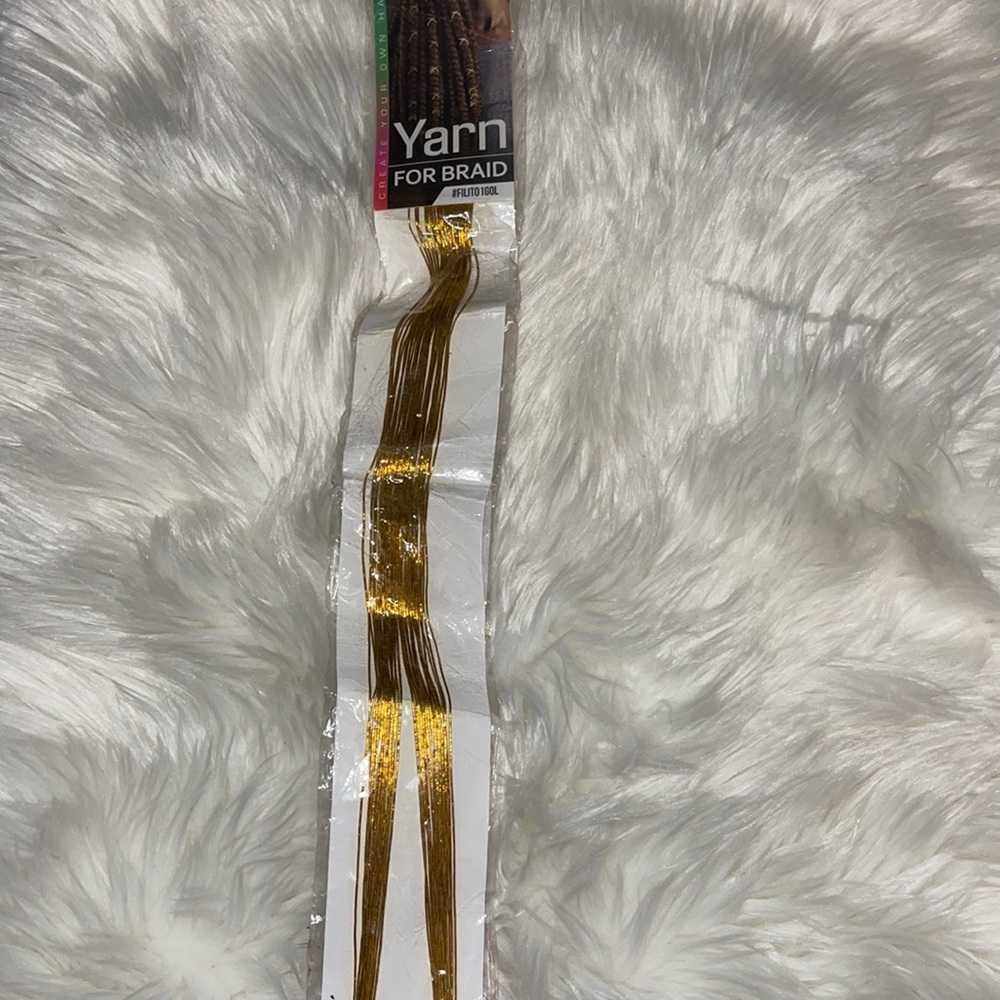 Gold Yarn For braid - Picture 2 of 6